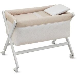 Cambrass Minicuna tijera madera beige/bco 55x87x74 cm