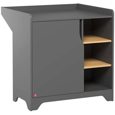 Vox Cambiador leaf paneles de melamina gris y madera Vox Cambiador leaf paneles de melamina gris y madera