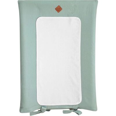 Sevira Kids Funda para cambiador de bebé de gasa de algodón Sevira Kids Funda para cambiador de bebé de gasa de algodón