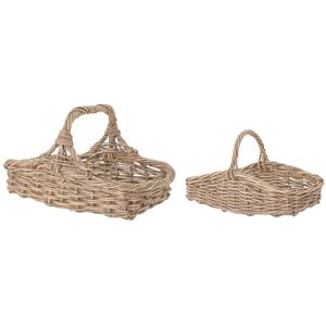 Bloomingville Set de 2 cestas arurog beige