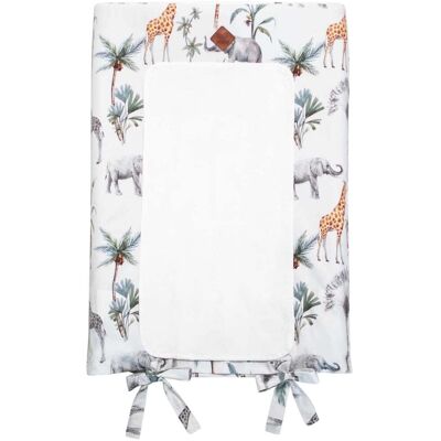Sevira Kids Funda para cambiador de bebé de algodón multicolor Sevira Kids Funda para cambiador de bebé de algodón multicolor