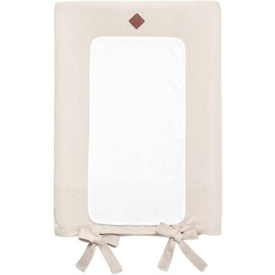 Sevira Kids Funda para cambiador de bebé de gasa de algodón Sevira Kids Funda para cambiador de bebé de gasa de algodón