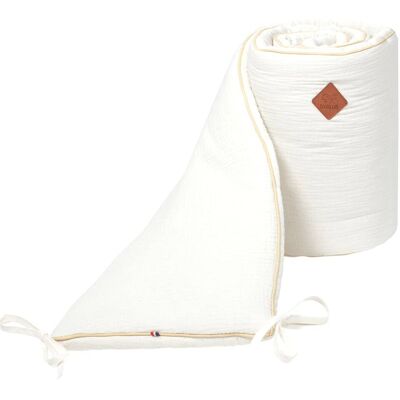 Sevira Kids Protector de cuna reversible bebé muselina de algodón Sevira Kids Protector de cuna reversible bebé muselina de algodón