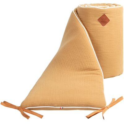 Sevira Kids Protector de cuna reversible bebé muselina de algodón Sevira Kids Protector de cuna reversible bebé muselina de algodón
