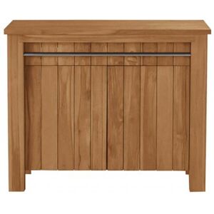 Bois Dessus Bois Dessous Mueble de baño flotante de madera de teca maciza de 103 cm