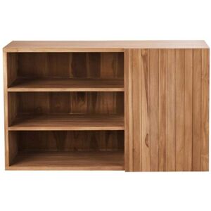 Bois Dessus Bois Dessous Mueble de baño de madera teca maciza de 120 cm