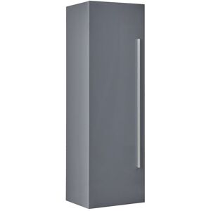 Beliani Mueble de baño gris plateado 40 x 132 cm