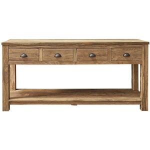 Bois Dessus Bois Dessous Mueble de baño de madera de teca reciclada maciza 165 cm