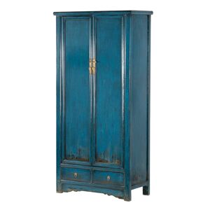 Adda Home Cabinet negro de madera 100x45x200cm