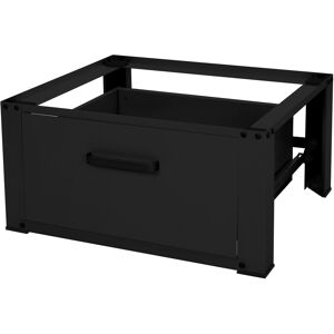 ML-Design Soporte de elevación para lavadora o secadora con cajón negro