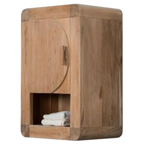 Wanda Collection Mueble para cuarto de baño armario de baño de teca 44 cm