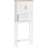 Kleankin Mueble sobre inodoro color blanco 64 x 22 x 165 cm