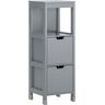 SoBuy Armario de baño mdf gris