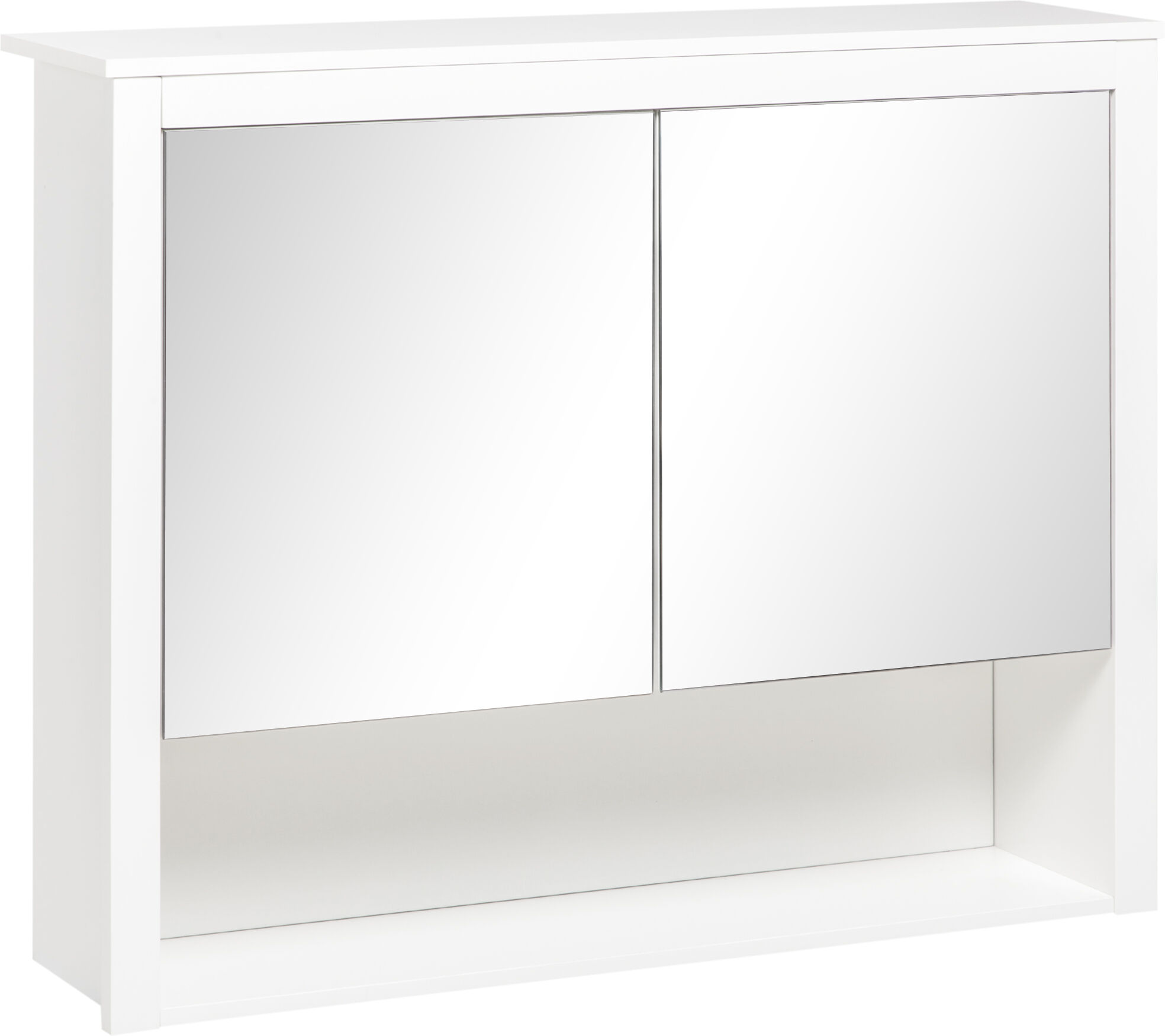 Homcom Armario de pared color blanco 80 x 20 x 65 cm