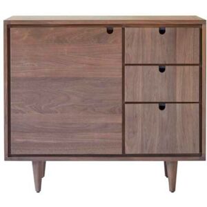 Tikamoon Mueble para lavado de nogal macizo de 95 cm Tikamoon Mueble para lavado de nogal macizo de 95 cm