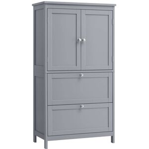 VASAGLE Armario del baño de 30 x 60 x 110 cm de color gris paloma VASAGLE Armario del baño de 30 x 60 x 110 cm de color gris paloma