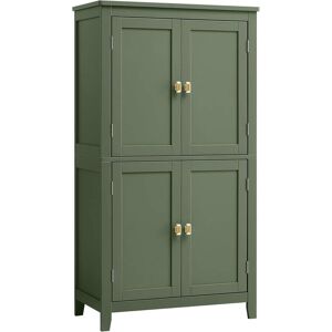 VASAGLE Armario del baño de 30 x 60 x 110 cm de color verde bosque VASAGLE Armario del baño de 30 x 60 x 110 cm de color verde bosque