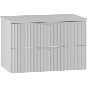 Petits meubles Mueble bajo lavabo encimera estratificado Blanco Petits meubles Mueble bajo lavabo encimera estratificado Blanco