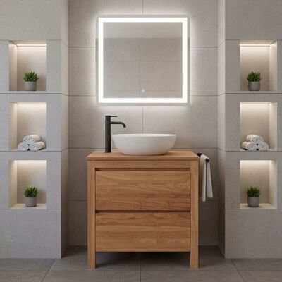 Wild Water Mueble de baño teca maciza 80 cm Wild Water Mueble de baño teca maciza 80 cm