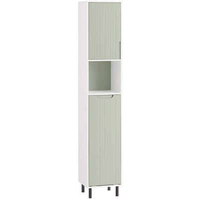 Armario Alto SoBuy - Estante Ajustable - Cesto de Ropa - Baño Armario Alto SoBuy - Estante Ajustable - Cesto de Ropa - Baño