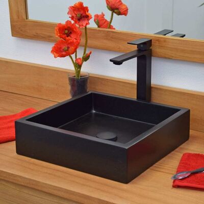 OCEAN LINE - Arlecchino - Negro - Efecto hormigón - Lavabo OCEAN LINE - Arlecchino - Negro - Efecto hormigón - Lavabo