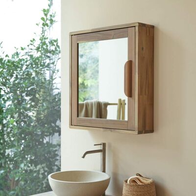 Tikamoon Armario de baño de acacia maciza Tikamoon Armario de baño de acacia maciza