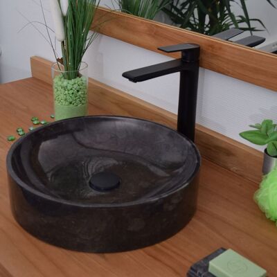 Ocean Line Lavabo de mármol negro Ocean Line Lavabo de mármol negro