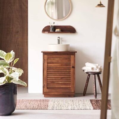 Tikamoon Mueble para lavabo de acacia maciza 60 cm Tikamoon Mueble para lavabo de acacia maciza 60 cm