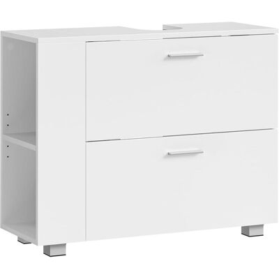 VASAGLE - Mueble bajo lavabo 2 cajones - 30x80x64 cm gabinete VASAGLE - Mueble bajo lavabo 2 cajones - 30x80x64 cm gabinete