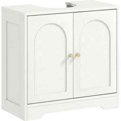 Homcom Mueble bajo lavabo 60x30x65 cm blanco Homcom Mueble bajo lavabo 60x30x65 cm blanco