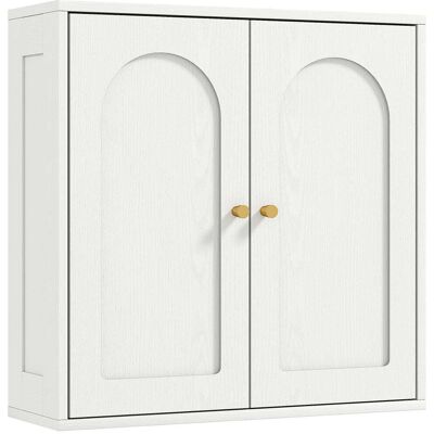 Homcom Armario de pared 60x20x60 cm blanco Homcom Armario de pared 60x20x60 cm blanco