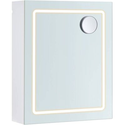 VASAGLE Armario de pared para baño con espejo led función antivaho VASAGLE Armario de pared para baño con espejo led función antivaho