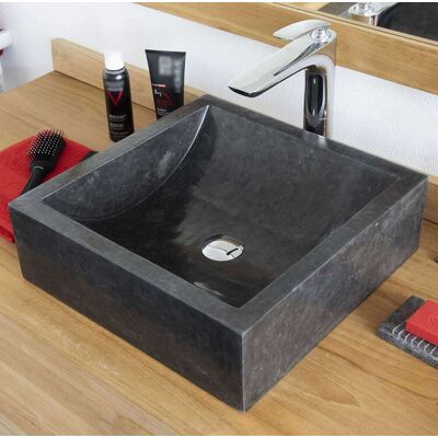 Ocean Line Lavabo de mármol negro Ocean Line Lavabo de mármol negro