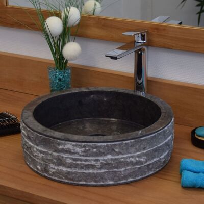 Ocean Line Lavabo de mármol negro Ocean Line Lavabo de mármol negro
