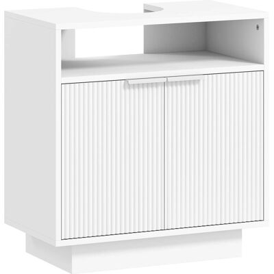 Homcom Mueble bajo lavabo 60x33x63 cm blanco Homcom Mueble bajo lavabo 60x33x63 cm blanco