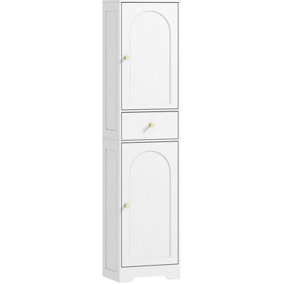 Homcom Columna de baño 40x29.5x170 cm blanco Homcom Columna de baño 40x29.5x170 cm blanco