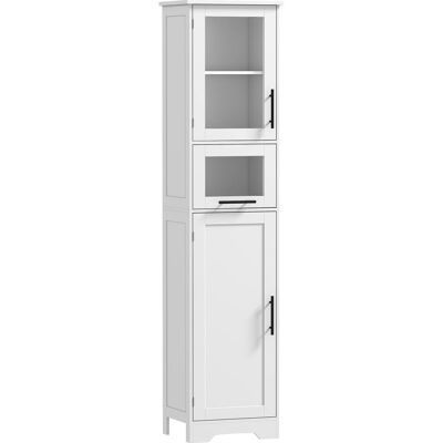 Homcom Columna de baño 40x31x170 cm blanco Homcom Columna de baño 40x31x170 cm blanco