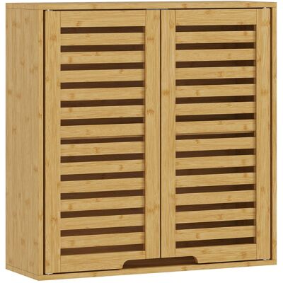 Homcom Armario de pared 60x20x60 cm madera natural Homcom Armario de pared 60x20x60 cm madera natural