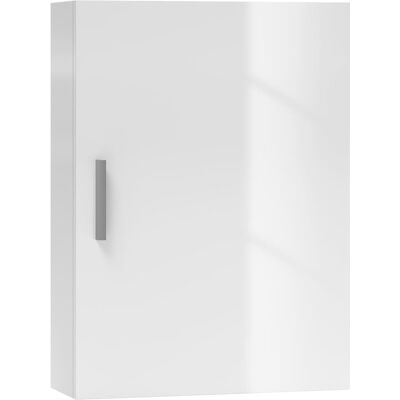 Homcom Armario baño pared 40x15x55 cm blanco brillante Homcom Armario baño pared 40x15x55 cm blanco brillante