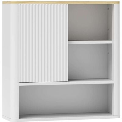 Homcom Armario de pared 60x20x62 cm blanco Homcom Armario de pared 60x20x62 cm blanco
