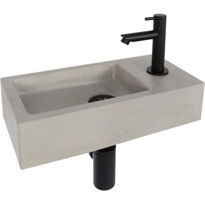 Differnz Lavabo gris claro h27.5xb26.5xl45.5cm Differnz Lavabo gris claro h27.5xb26.5xl45.5cm