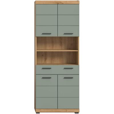 Calicosy Columna doble de baño 4 puertas h191 cm - verde Calicosy Columna doble de baño 4 puertas h191 cm - verde