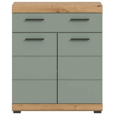 Calicosy Mueble de almacenamiento para baño, 2 puertas a74 cm - verde Calicosy Mueble de almacenamiento para baño, 2 puertas a74 cm - verde