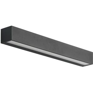 Arcchio Lámpara de pared led exterior de aluminio negro