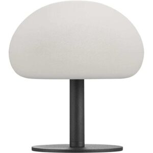 Nordlux Lámpara de exterior en metal negro polipropileno blanco diám:20cm Nordlux Lámpara de exterior en metal negro polipropileno blanco diám:20cm