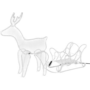 Decoración Navideña de Reno LED - Blanco Cálido - 14m Decoración Navideña de Reno LED - Blanco Cálido - 14m