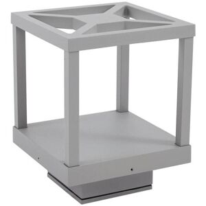 Lucande Lámpara LED para exterior de aluminio gris Lucande Lámpara LED para exterior de aluminio gris