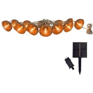 LUMISKY Luces solares de cadena híbridas beige 8m LUMISKY Luces solares de cadena híbridas beige 8m