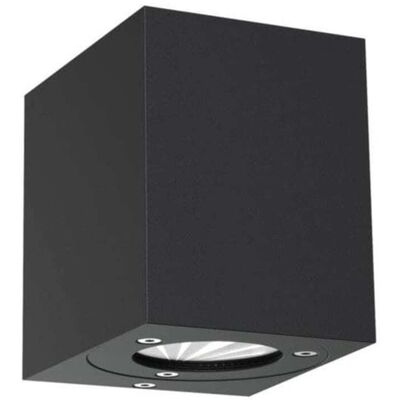 Nordlux Aplique 2 luces exterior en metal negro 10,6 cm Nordlux Aplique 2 luces exterior en metal negro 10,6 cm