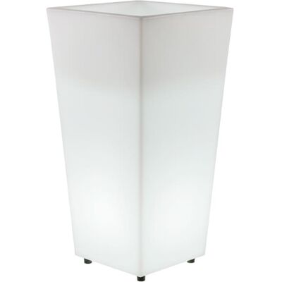 Maceta rectangular de 50cm con luz LED - Interior/Exterior Maceta rectangular de 50cm con luz LED - Interior/Exterior